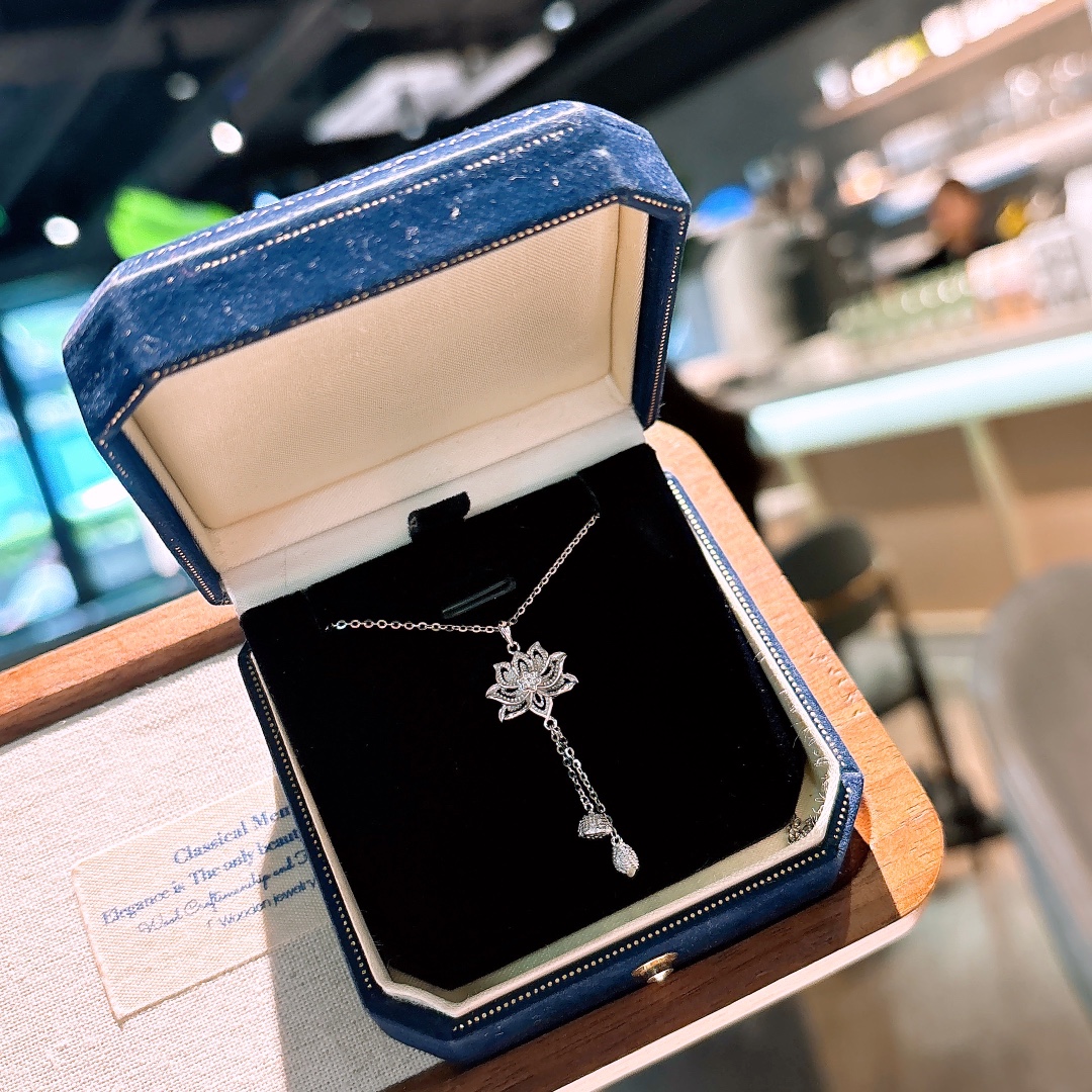 925 Silver Necklace Sweet Valentine's Day Gold