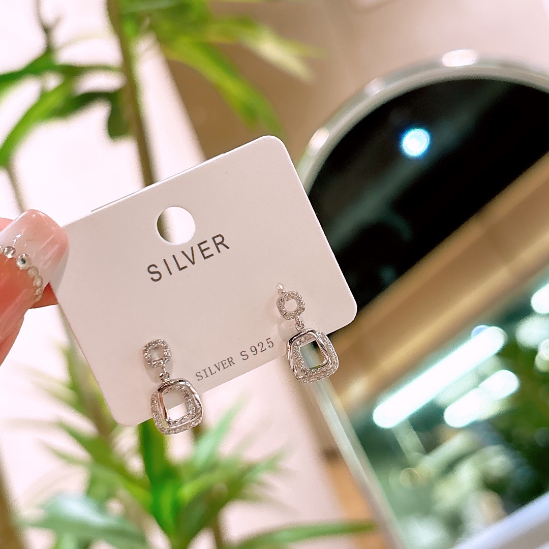 Fine Silver Earrings Cute Birthday Silver