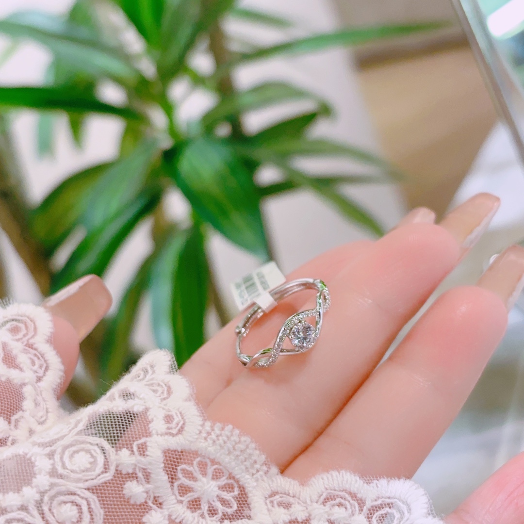 甘い低アレルギー銀リングシルバー 晩餐会