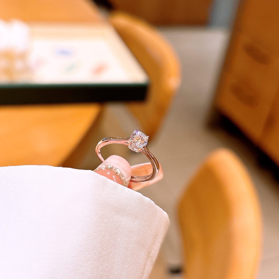 Massivsilber Ring Mode Frühlingsfest Gold