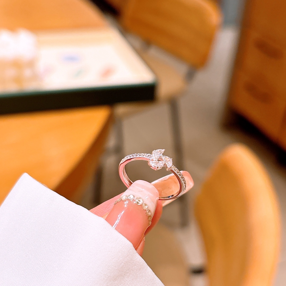 S925 Sterling Silver Ring Fashion Annual Party Silver