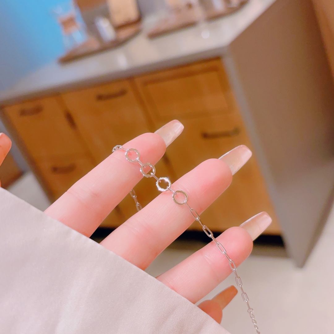 遊び心低アレルギー銀ブレスレットシルバー バレンタインデー