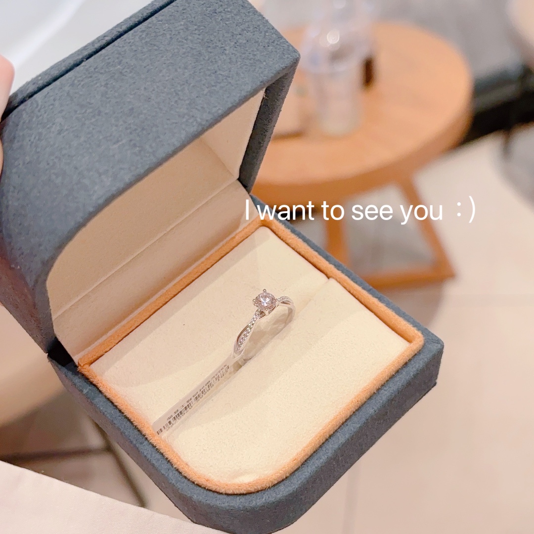 S925 Sterling Silver Ring Artistic Birthday Gold