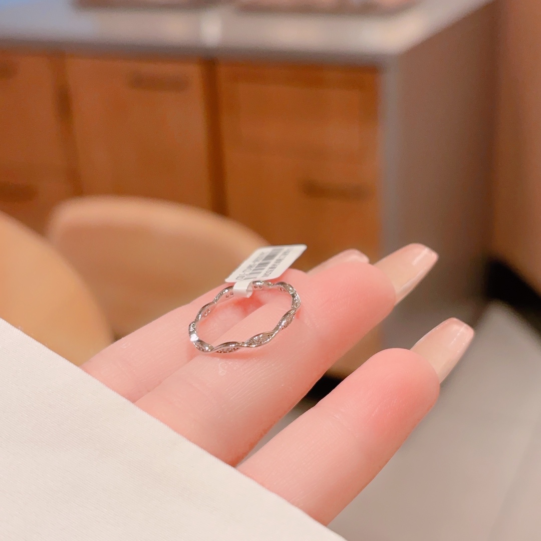 ミニマル925シルバーリングシルバー バレンタインデー