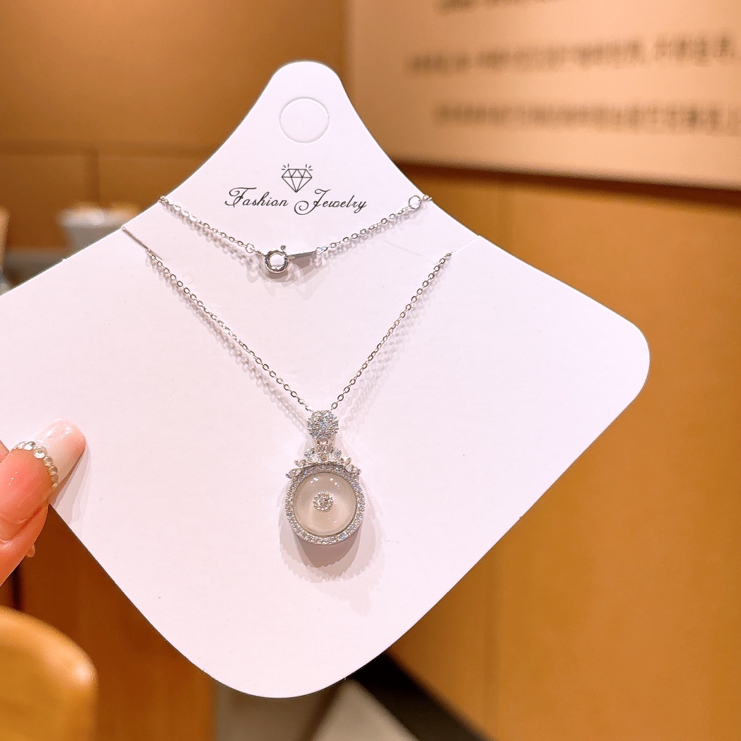 可愛い低アレルギー銀ネックレスゴールド ウェディングギフト