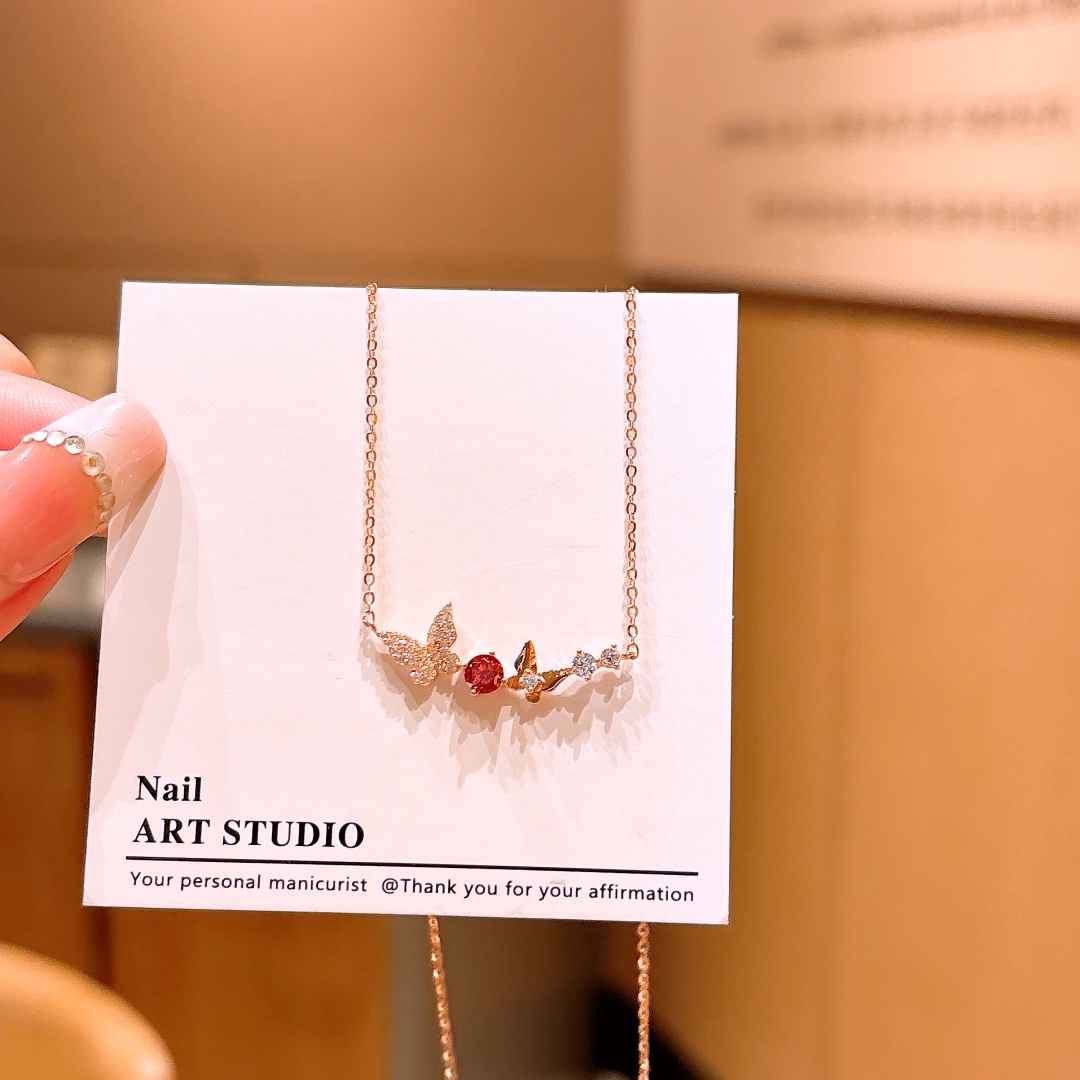 遊び心ファインシルバーネックレスゴールド パーティー