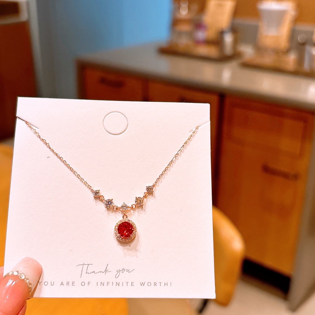 Feinsilber Kette Frisch Neujahr Gold