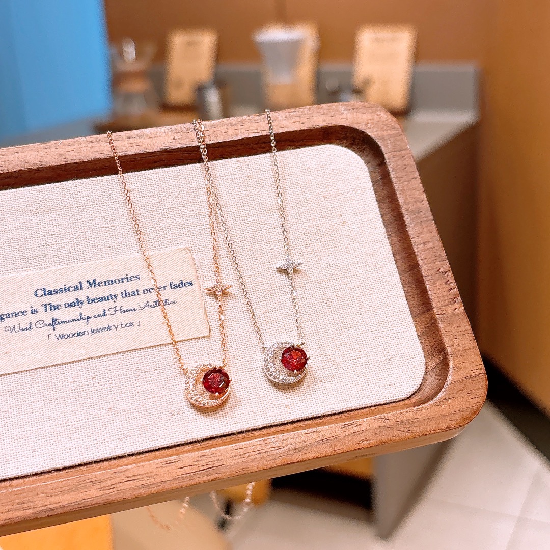 Massivsilber Kette Sanft Hochzeitsgeschenk Gold