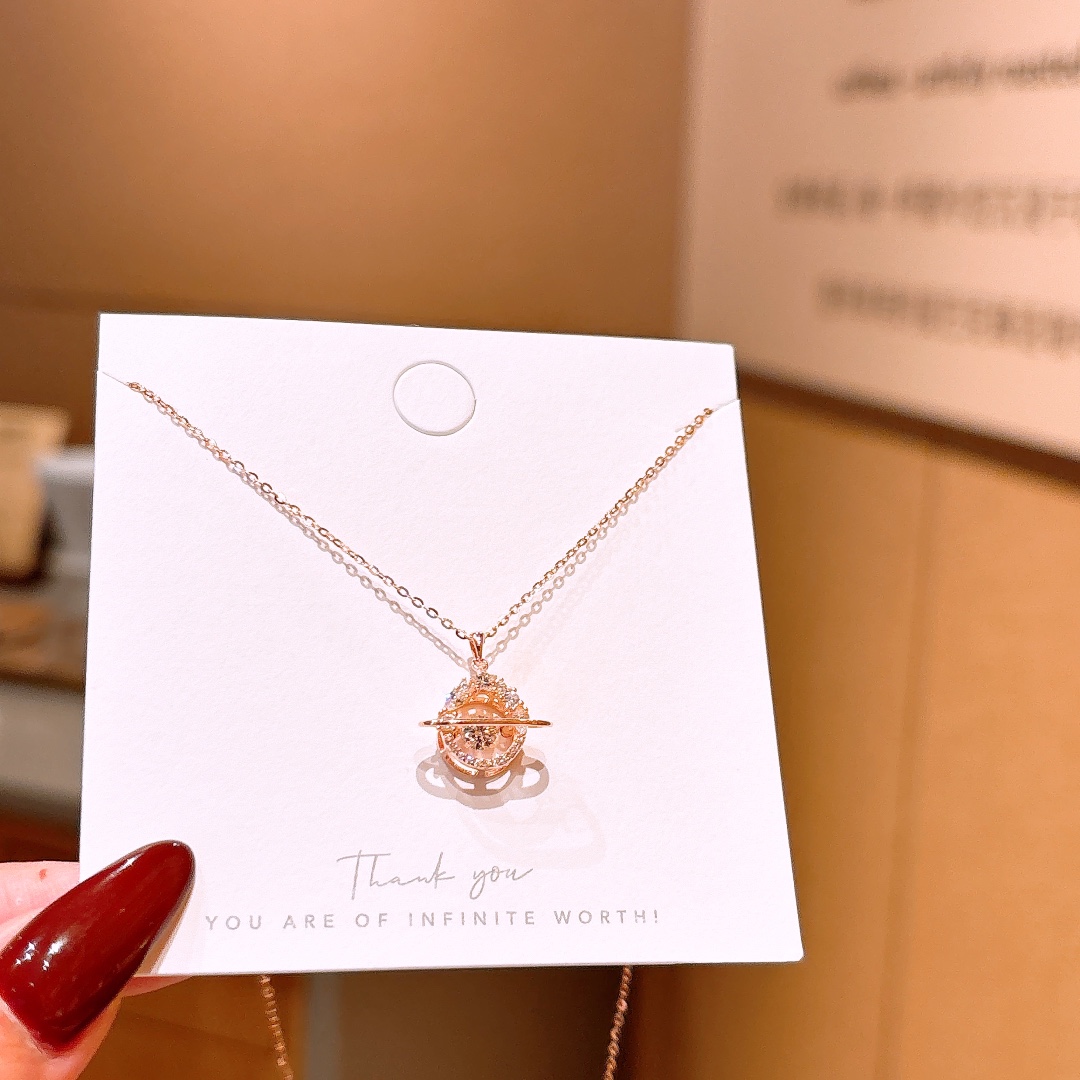 甘い高品質シルバーネックレスゴールド 自分へのご褒美