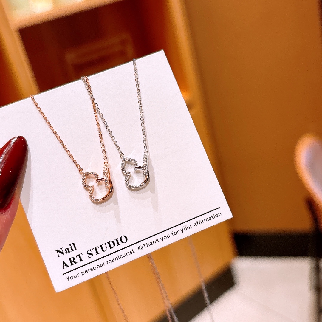 Hypoallergenic Silver Necklace Sweet & Cool Proposal Silver