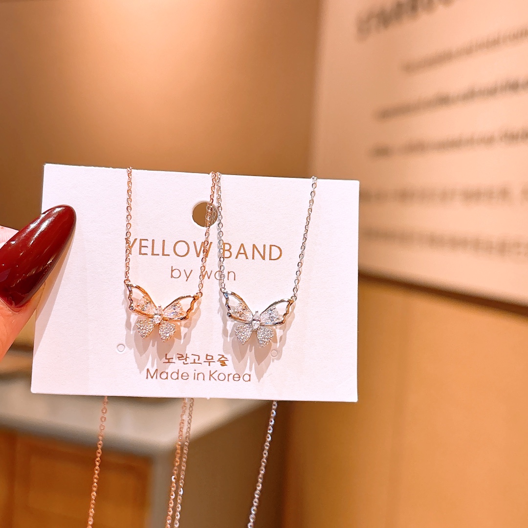 Low Allergy Silver Necklace Sweet Everyday Wear Silver