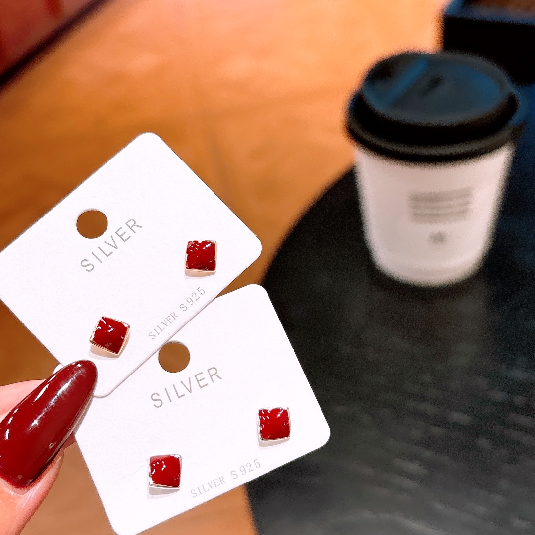 Hypoallergenic Silver Earrings Fashion Everyday Wear Gold