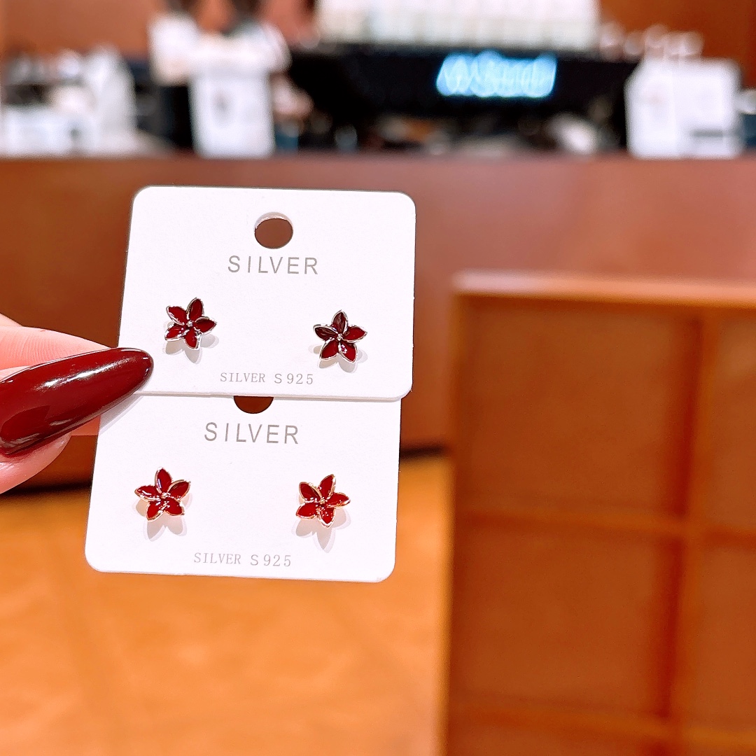 High Polish Silver Earrings Ethereal Mother's Day Silver