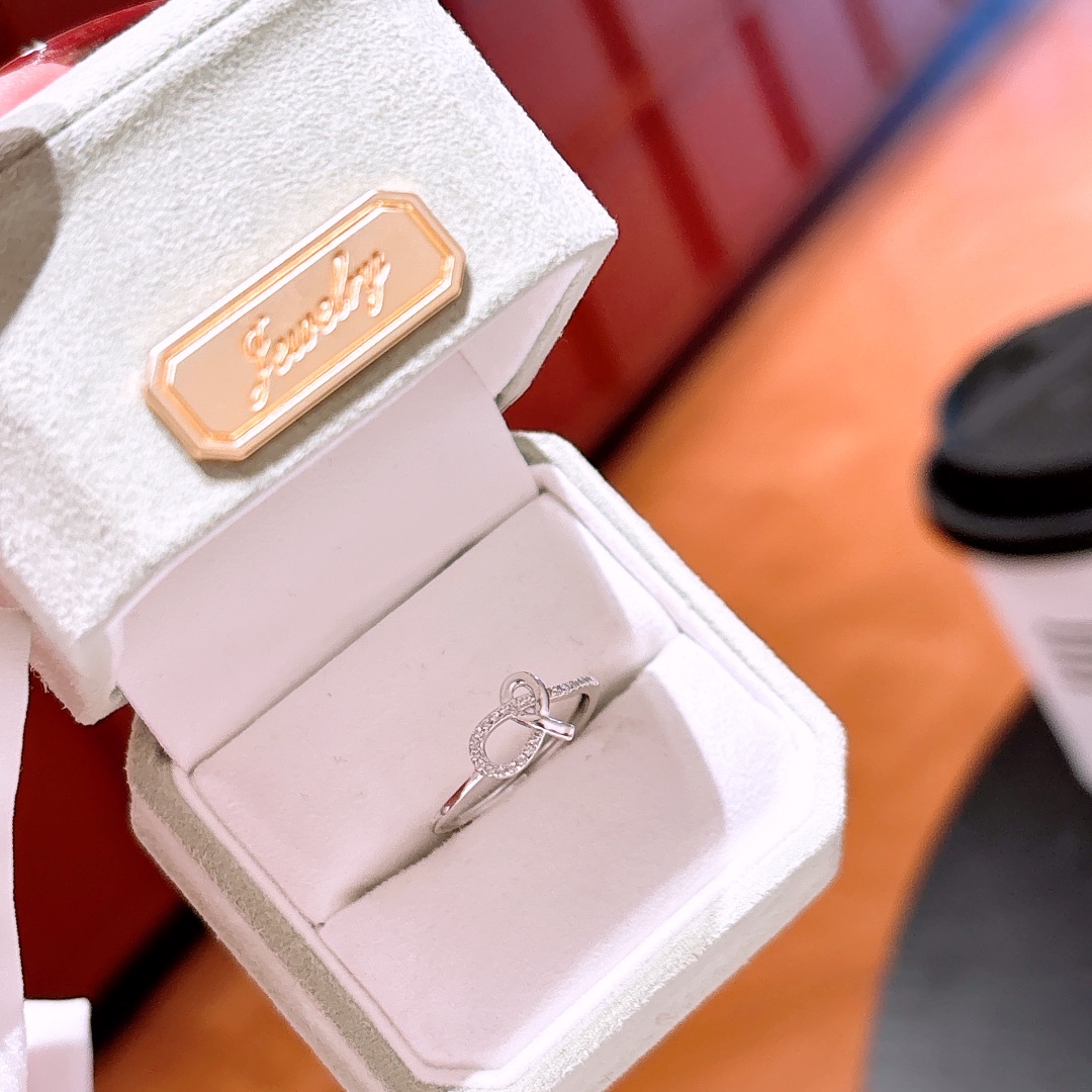 Low Allergy Silver Ring Artistic Wedding Registration Silver