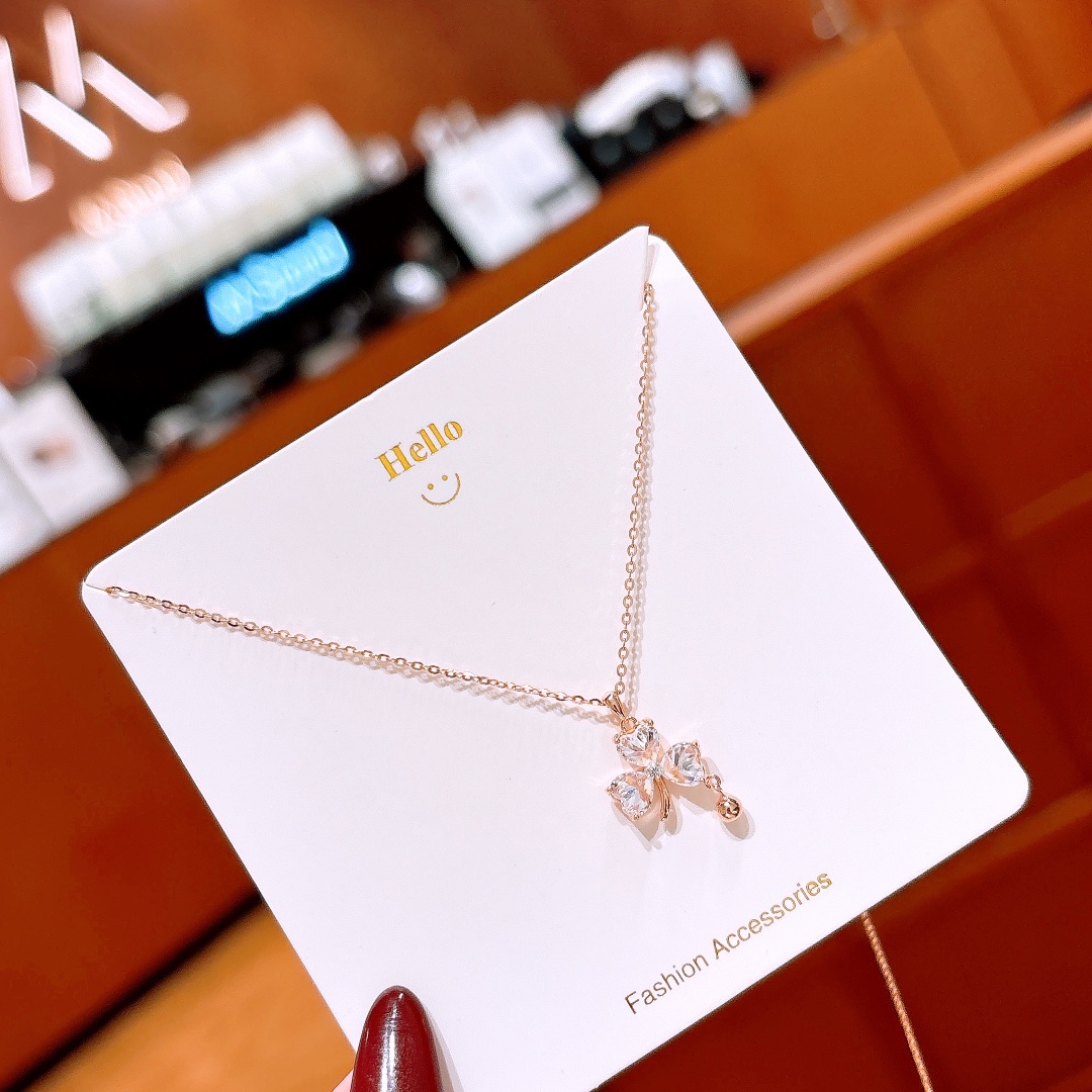 Low Allergy Silver Necklace Vintage Teacher's Day Silver