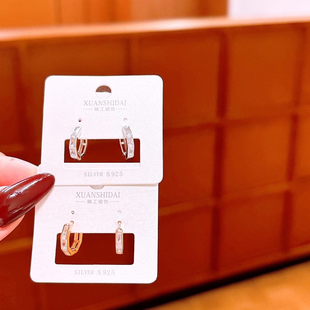 Low Allergy Silver Ear Cuffs Korean Style Self-love Silver