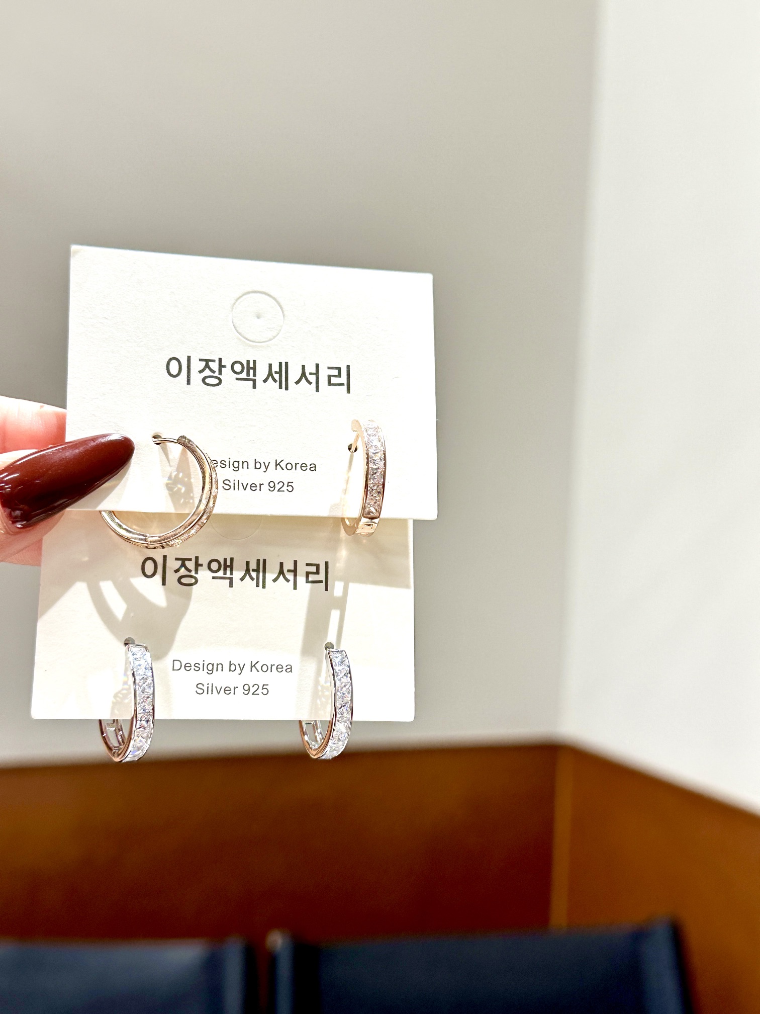 Low Allergy Silver Ear Cuffs French Party Silver