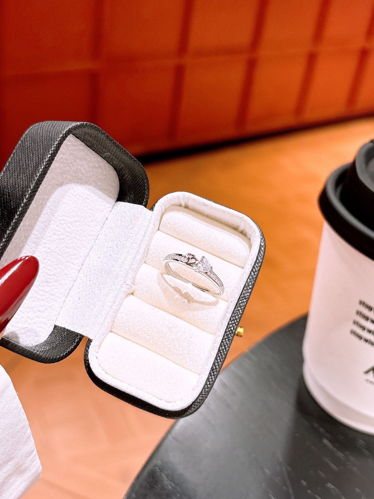 Low Allergy Silver Ring Dainty Bestie Gift Gold