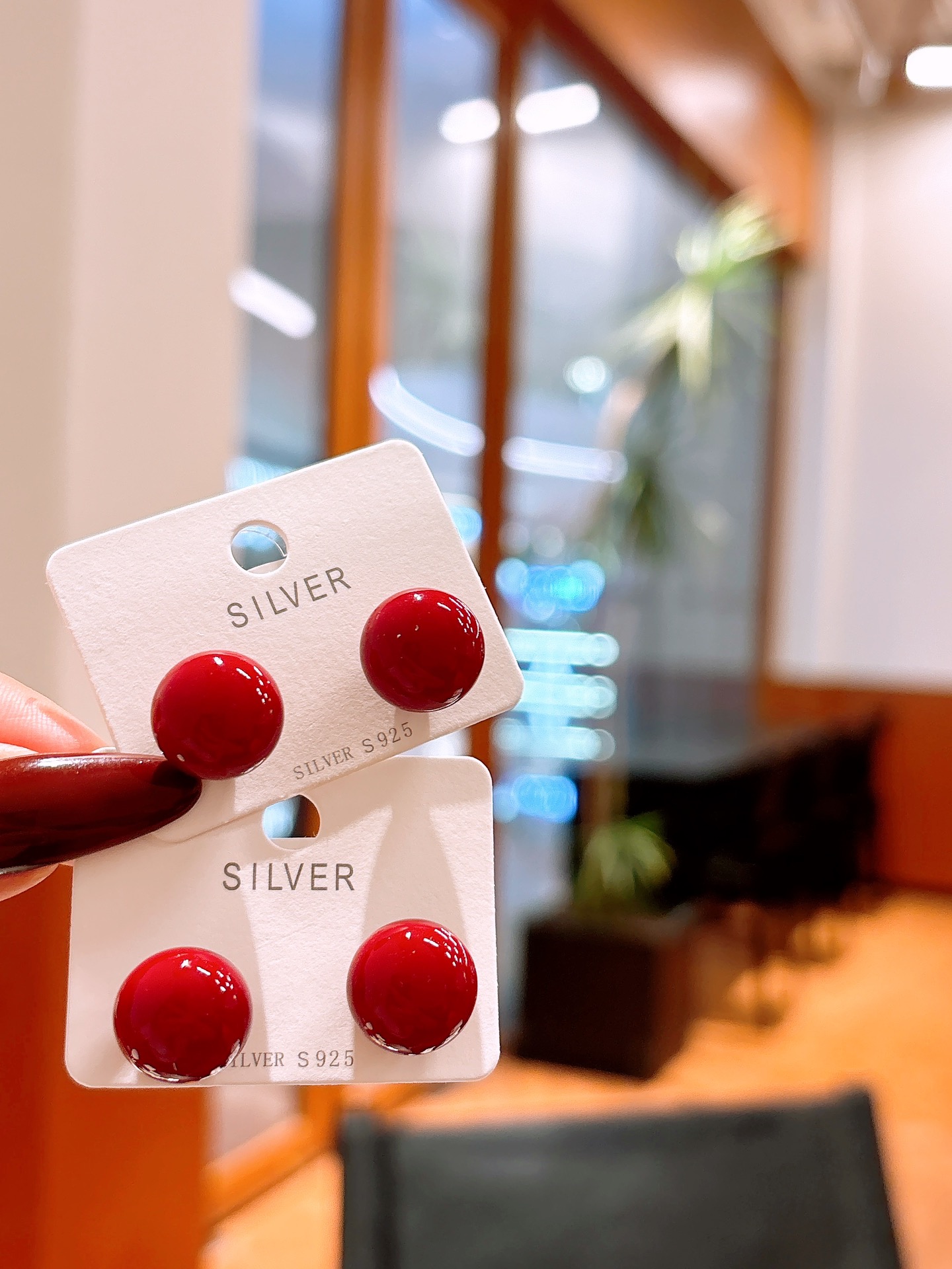 S925 Sterling Silver Earrings Playful Spring Festival Gold