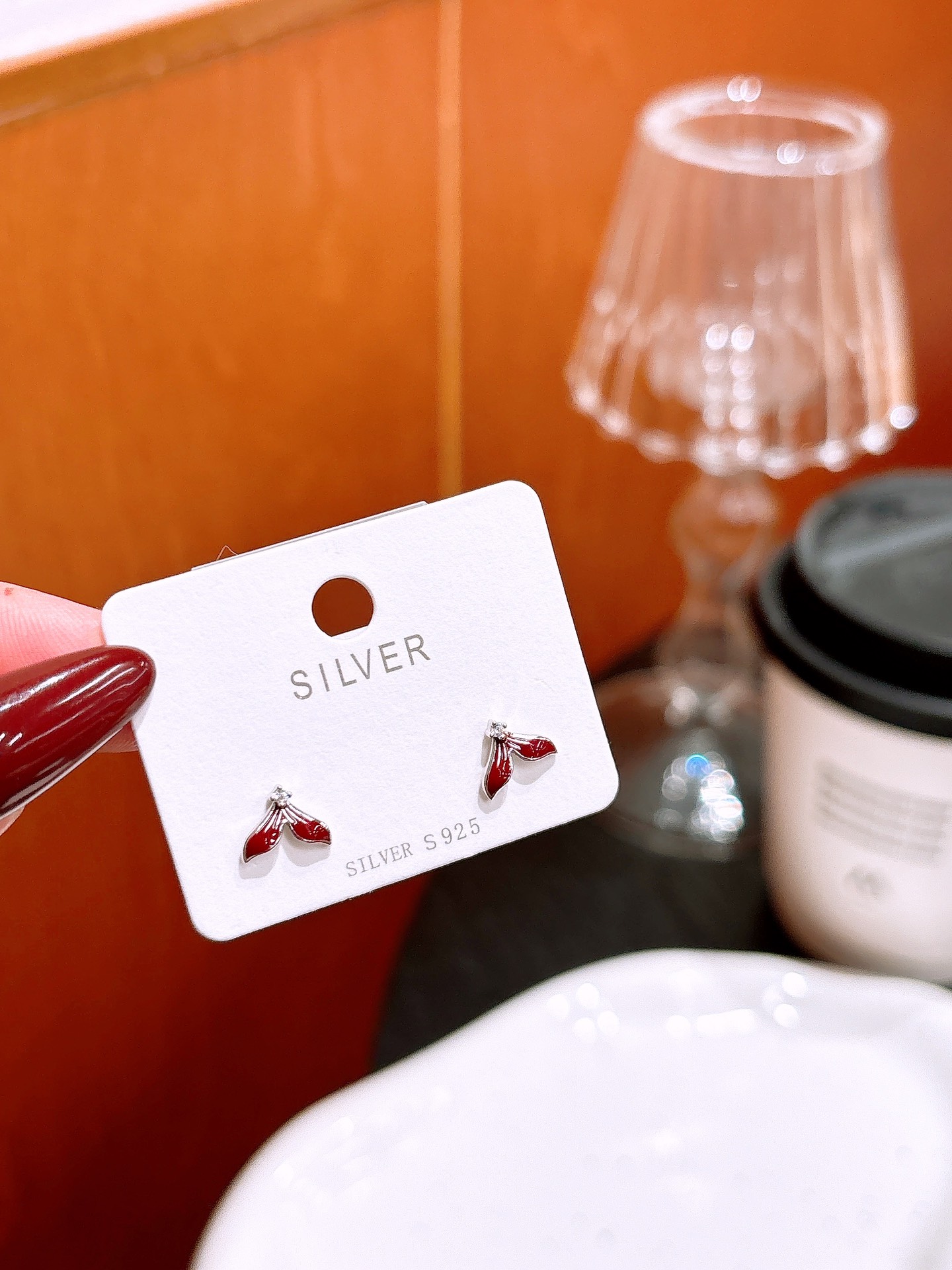 Fine Silver Earrings Premium Bestie Gift Silver