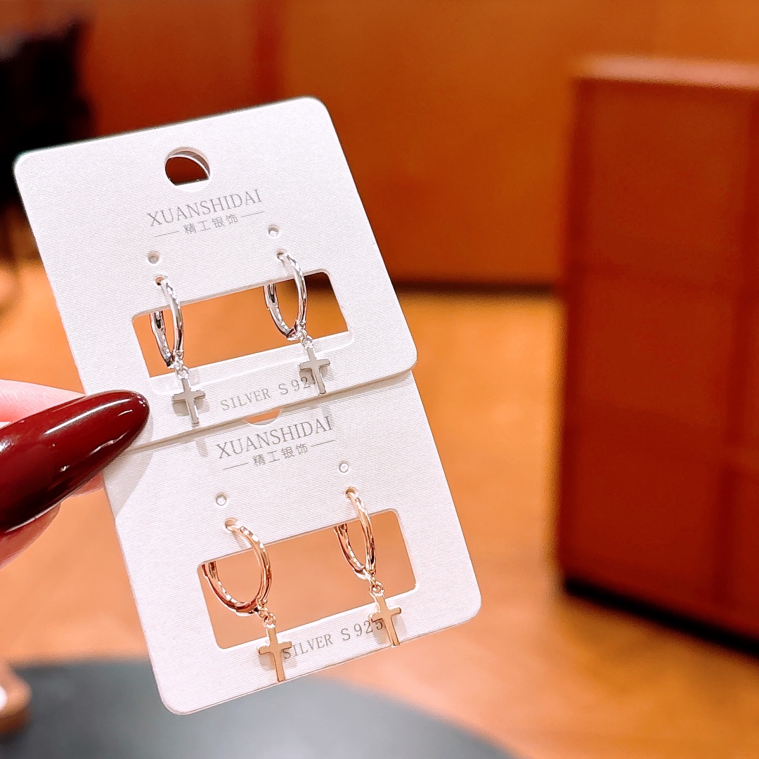 925 Silver Ear Cuffs Artistic Confession Silver