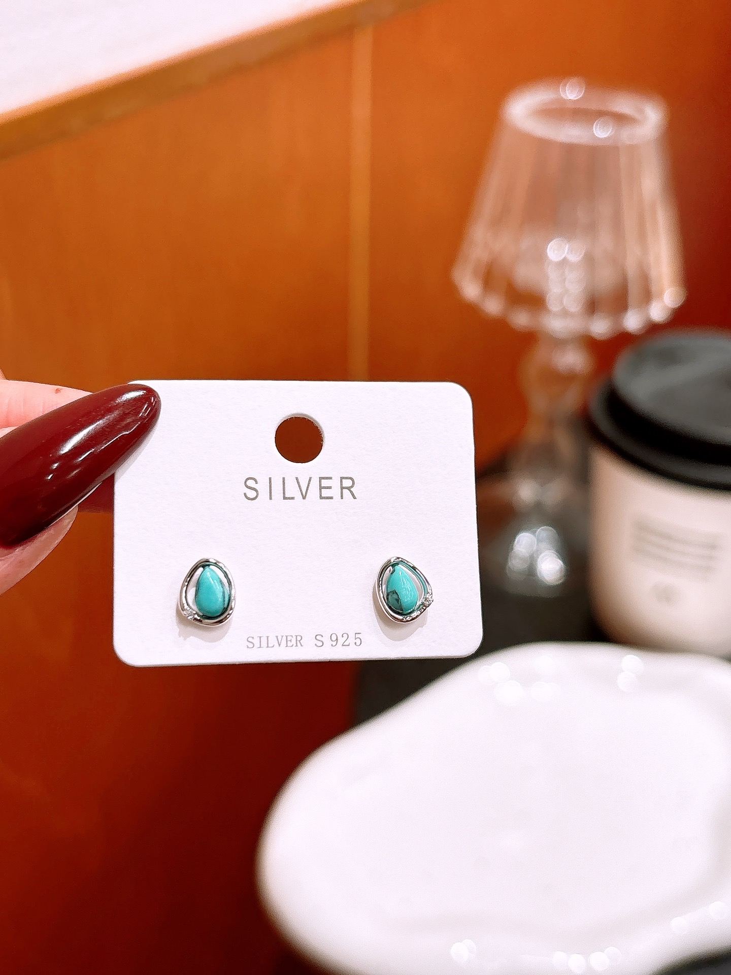 Fine Silver Earrings Chic Party Silver