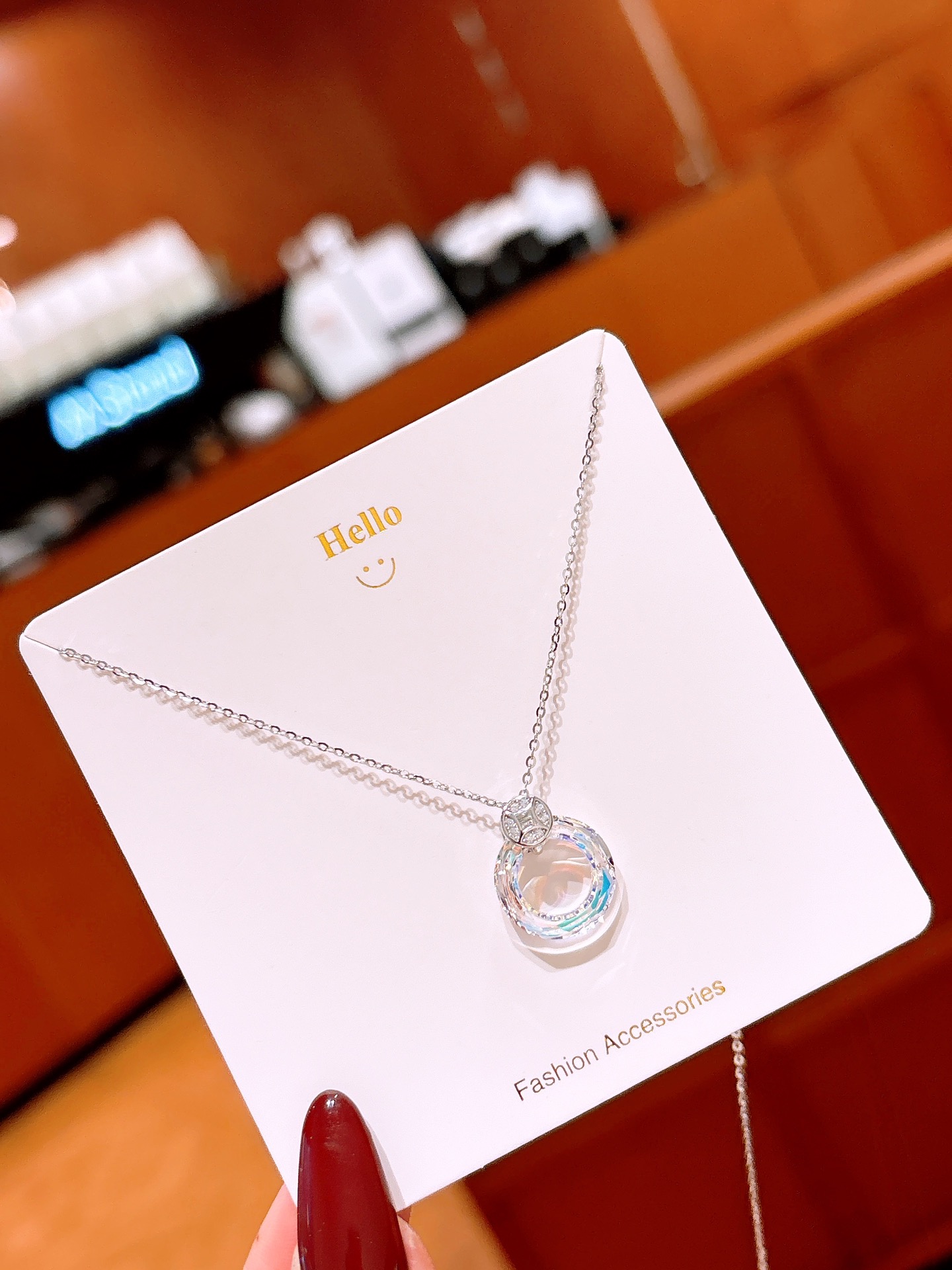 幻想的ニッケル無添加銀ネックレスシルバー 新築祝い