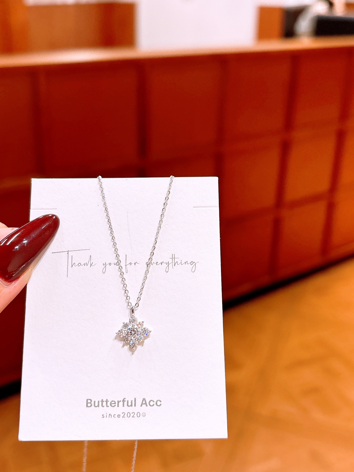 Low Allergy Silver Moissanite Necklace Cute Date Night Silver