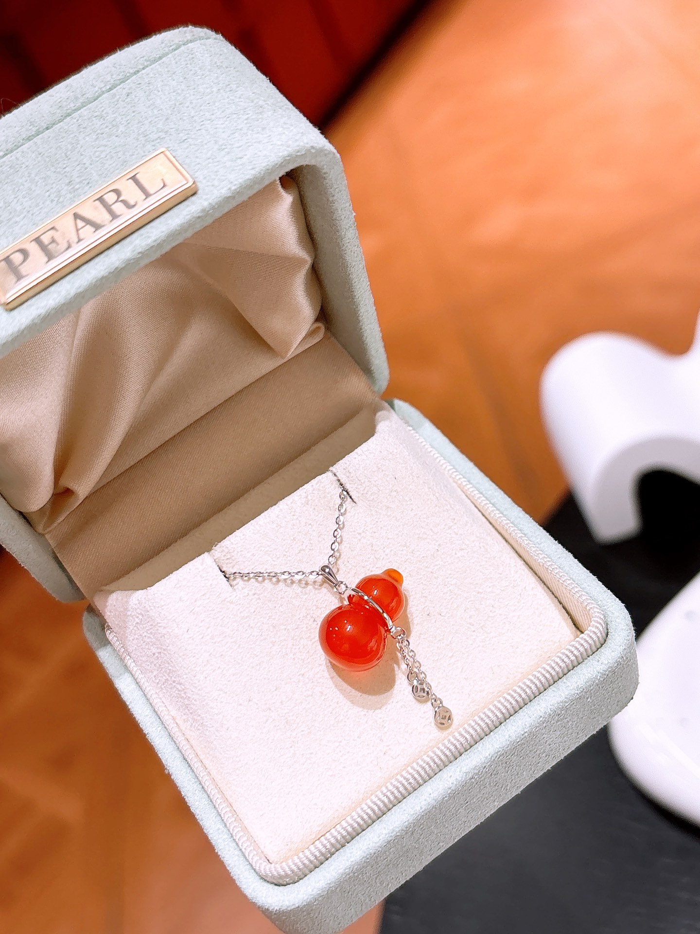 High Polish Silver Necklace Ultra Minimal Confession Silver