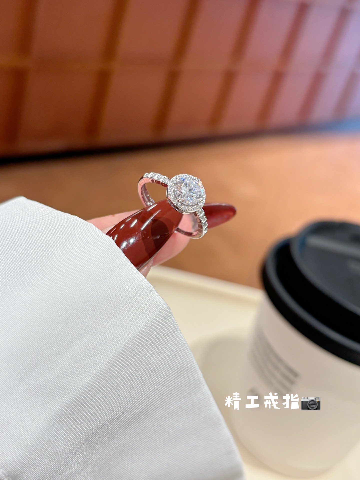 Allergiearmes Silber Ring Zart Heiratsantrag Gold