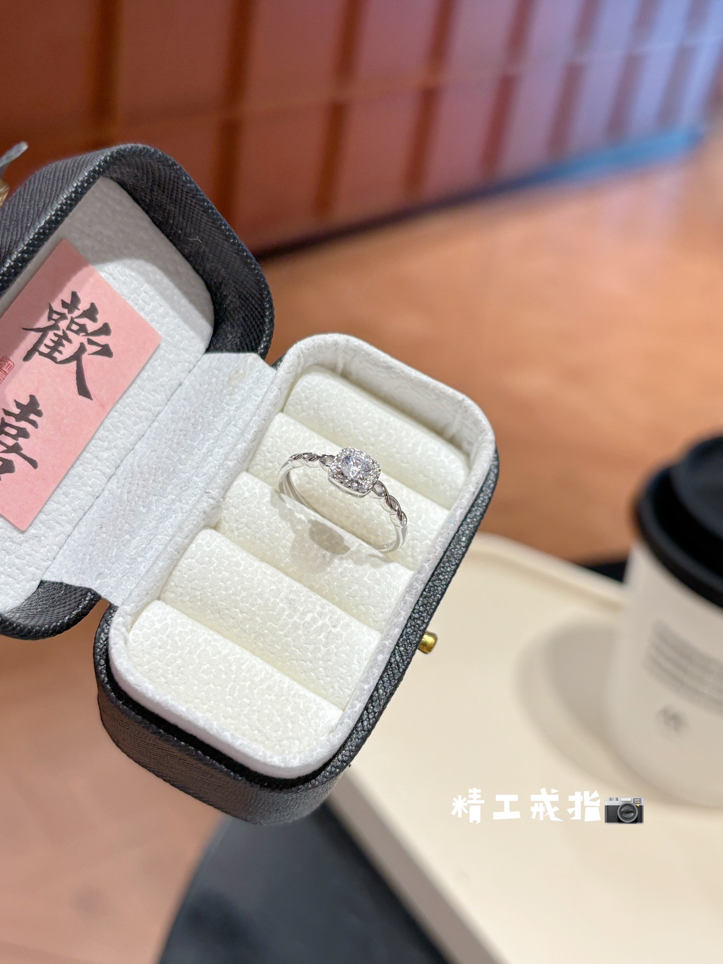 Allergiearmes Silber Ring Instagram-Stil Büro Gold