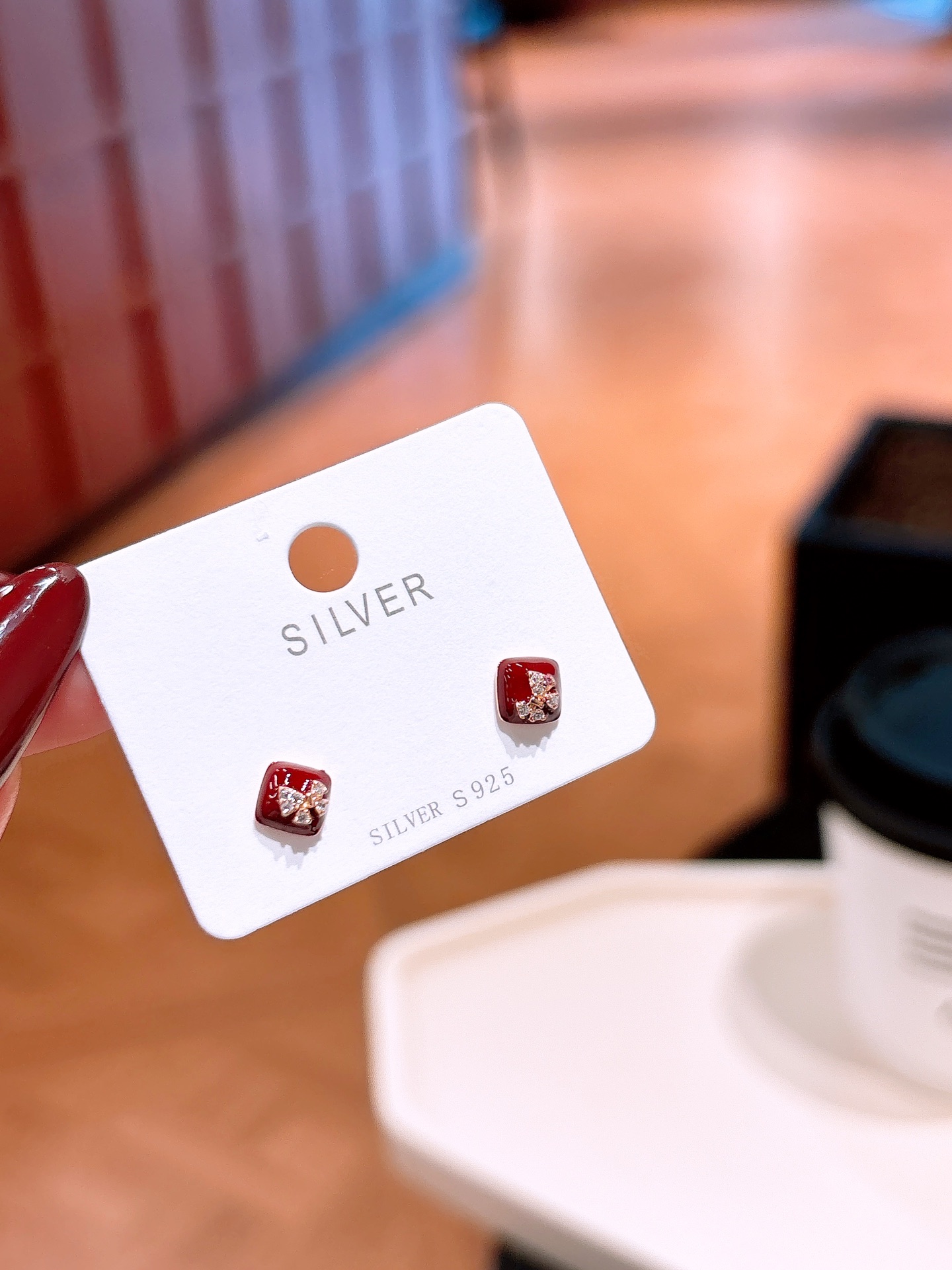 High Polish Silver Earrings Ethereal Housewarming Silver