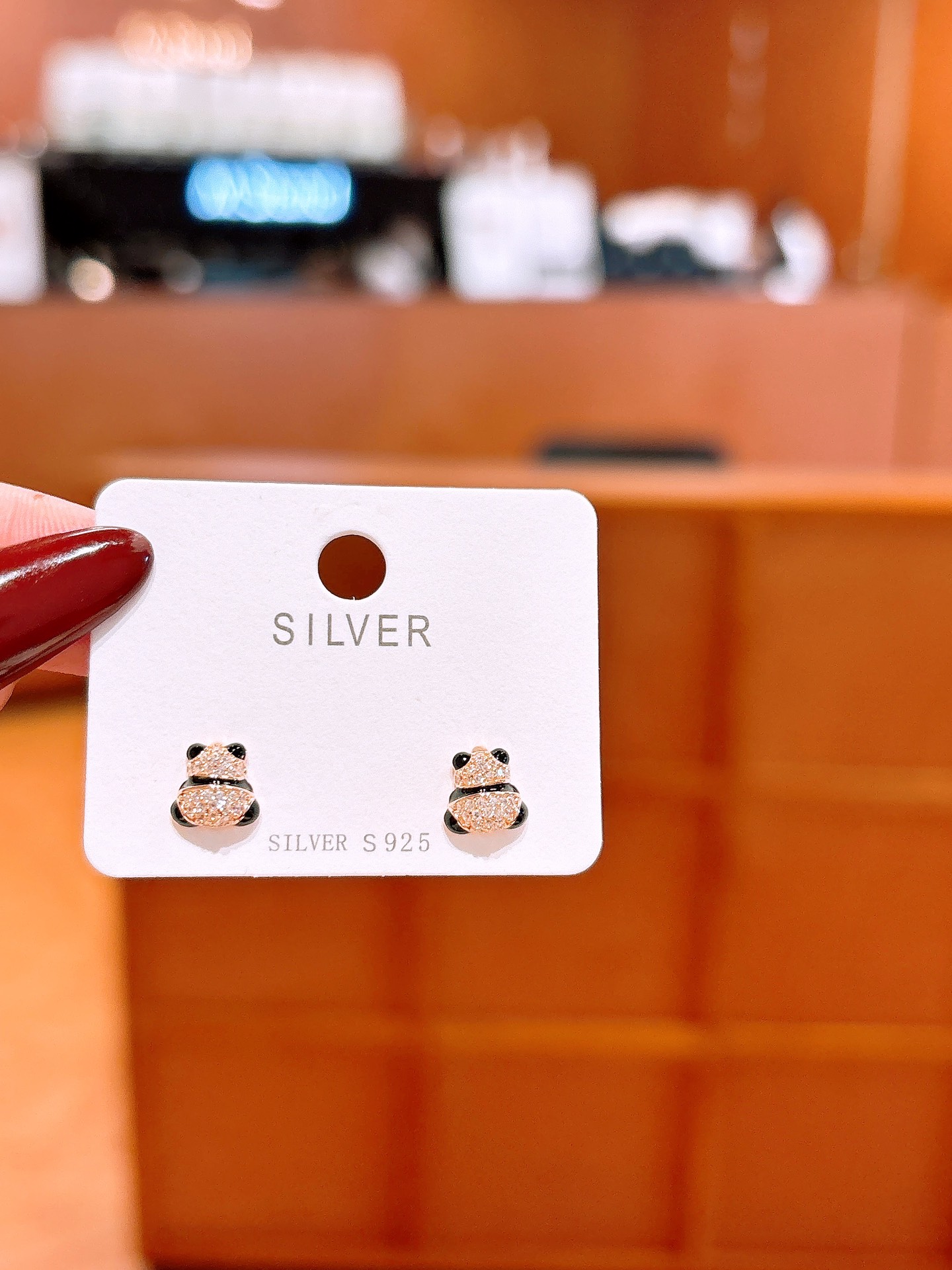 High Polish Silver Earrings Fashion Teacher's Day Gold