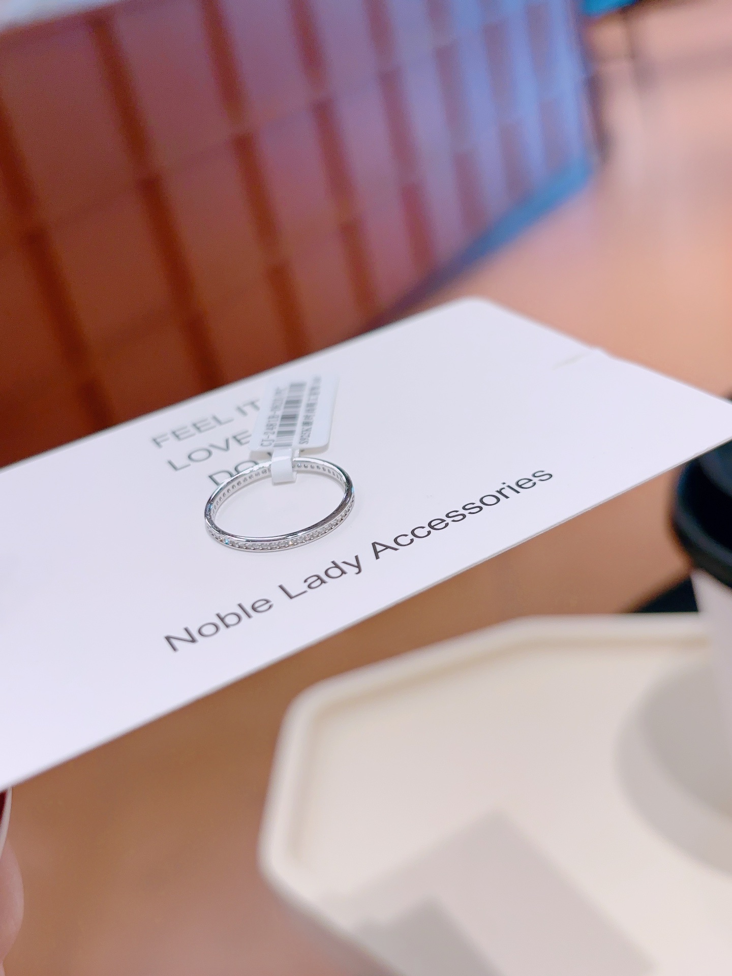 Massivsilber Ring Koreanischer Stil Jahrestag Silber