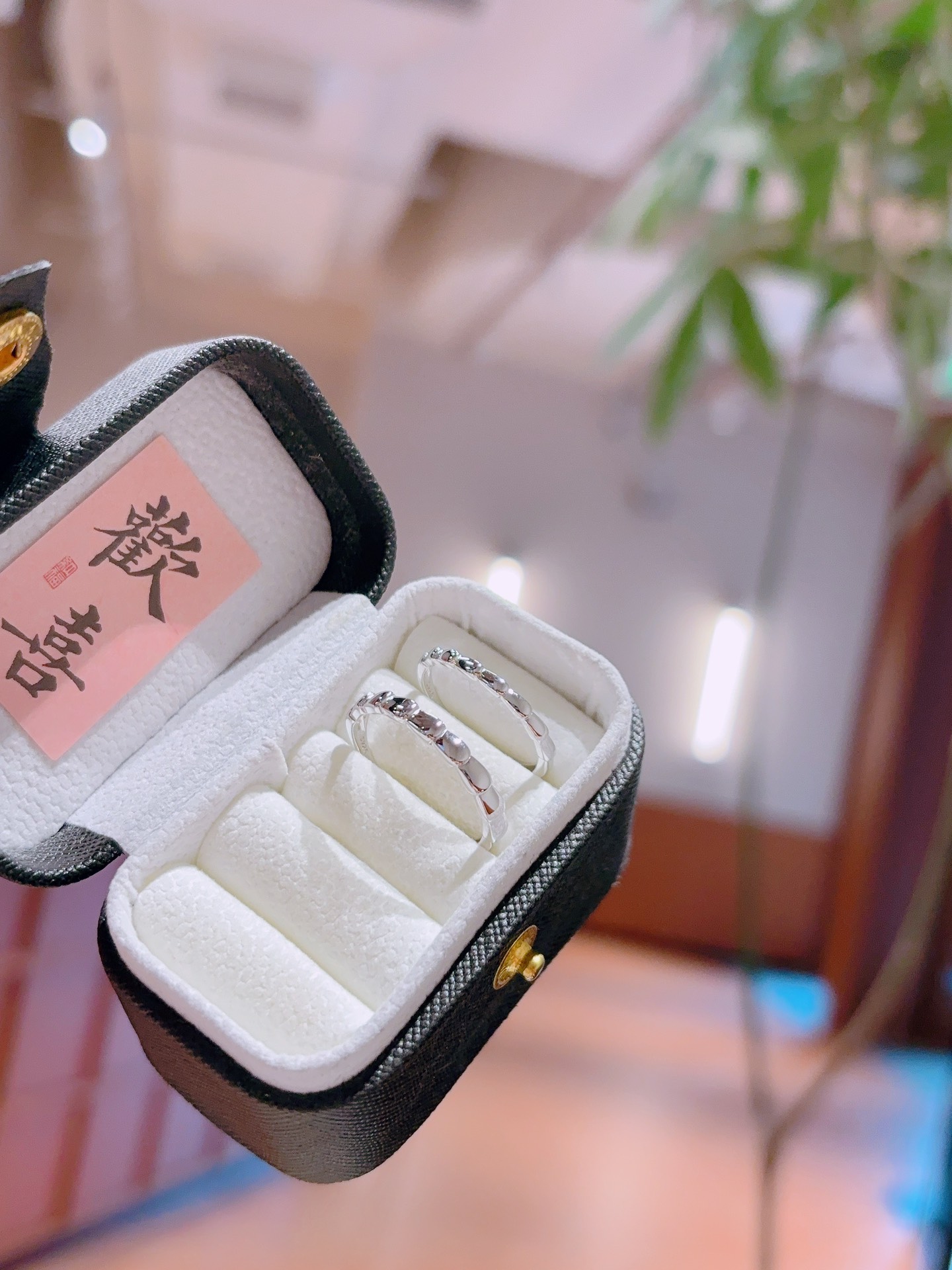 High Polish Silver Couple Rings Ultra Minimal Bestie Gift Silver