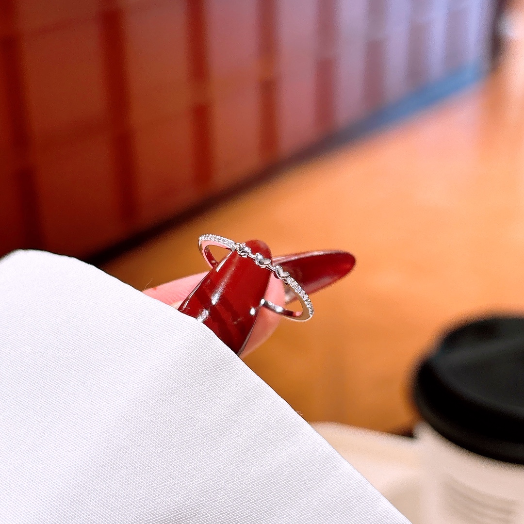 Massivsilber Ring Weich Weihnachten Gold