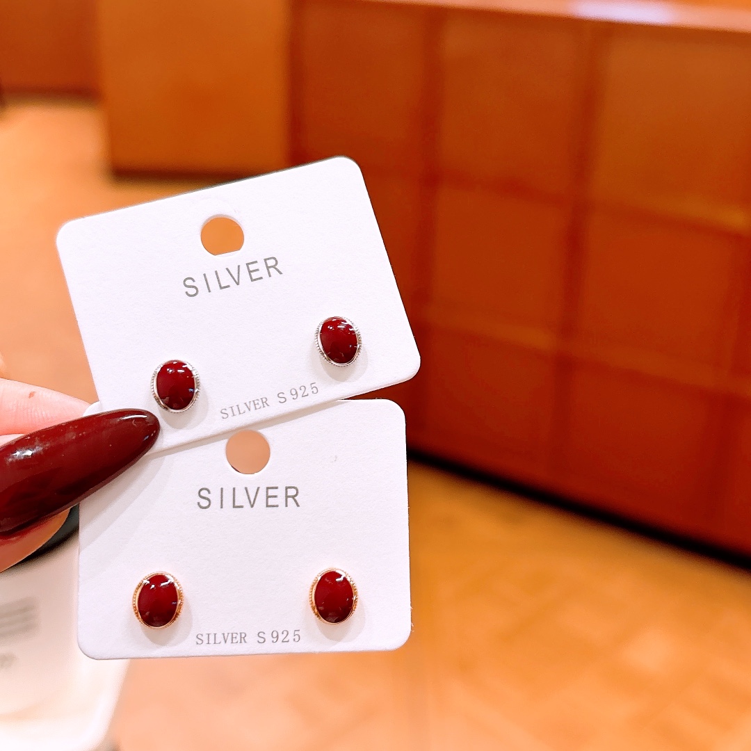 Solid Silver Earrings Pure Housewarming Silver