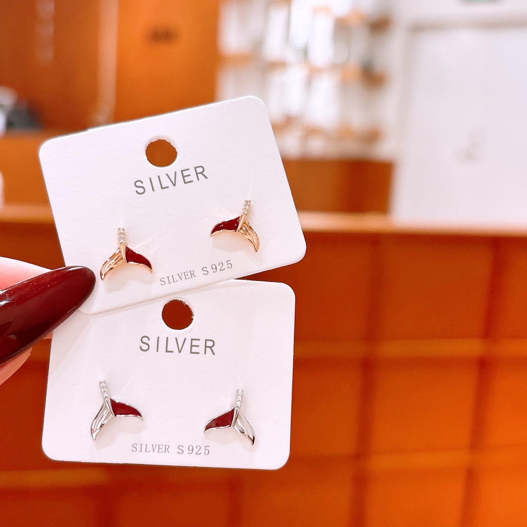 Allergiearmes Silber Ohrringe Süß & cool Geschenk für beste Freundin