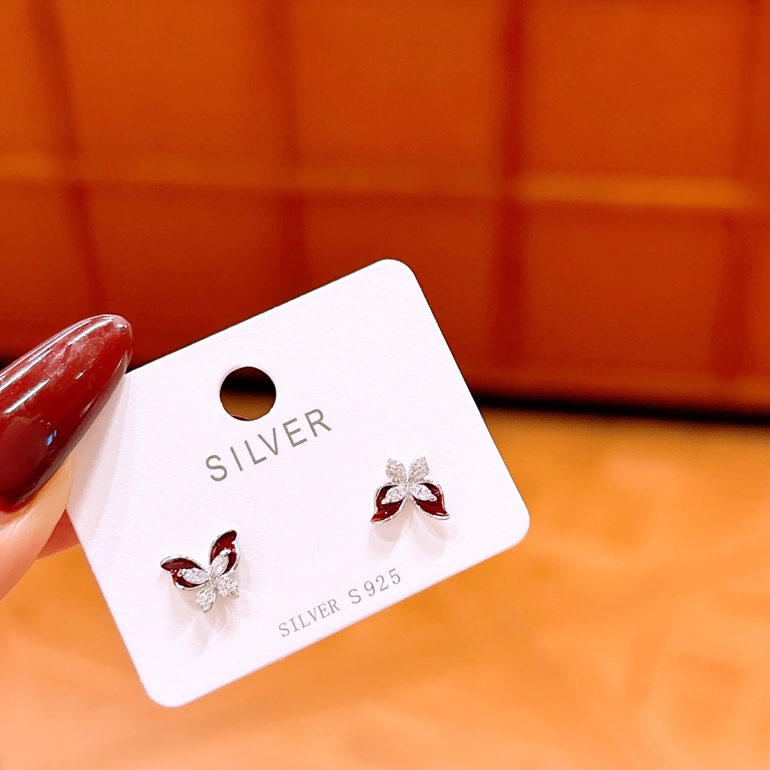 925 Silver Earrings Playful Engagement Silver