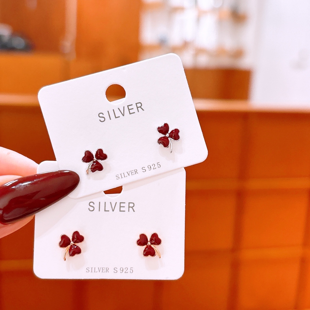 Hypoallergenic Silver Earrings Minimalist Banquet Silver