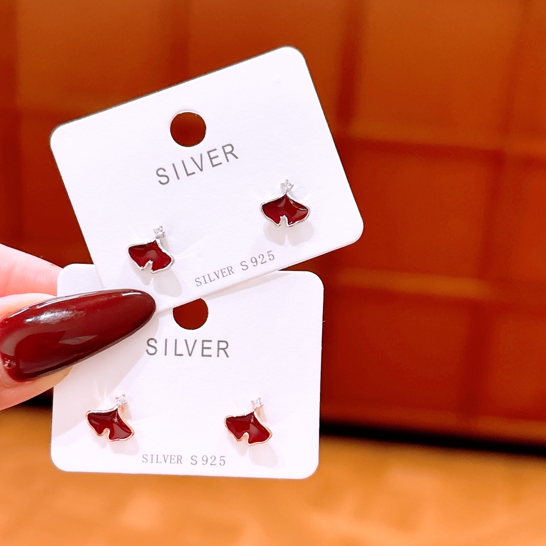 High Polish Silver Earrings Dainty Annual Party Gold