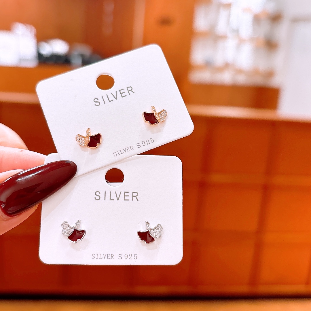 S925 Sterling Silver Earrings Pure Proposal Silver