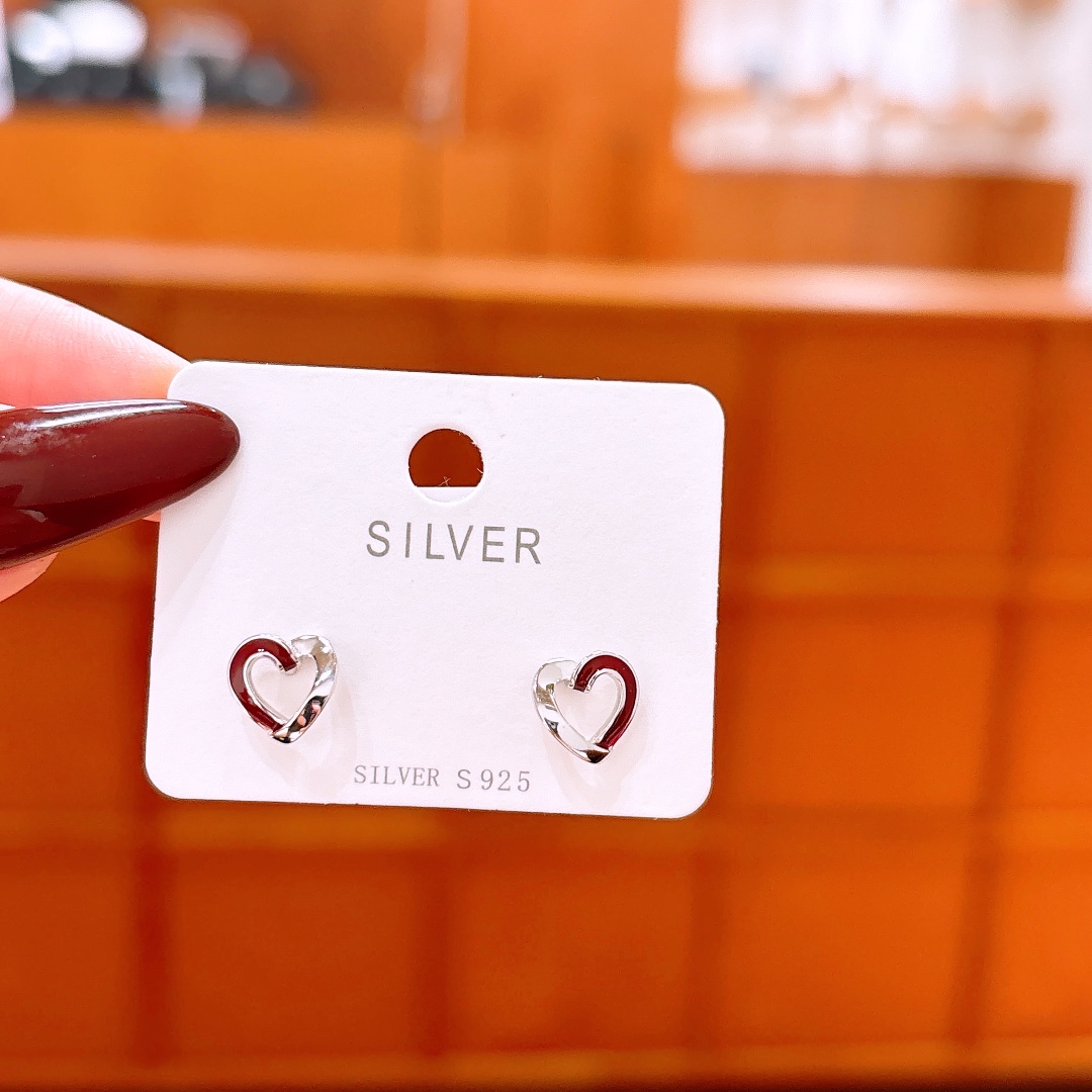 Low Allergy Silver Earrings Minimalist Confession Gold