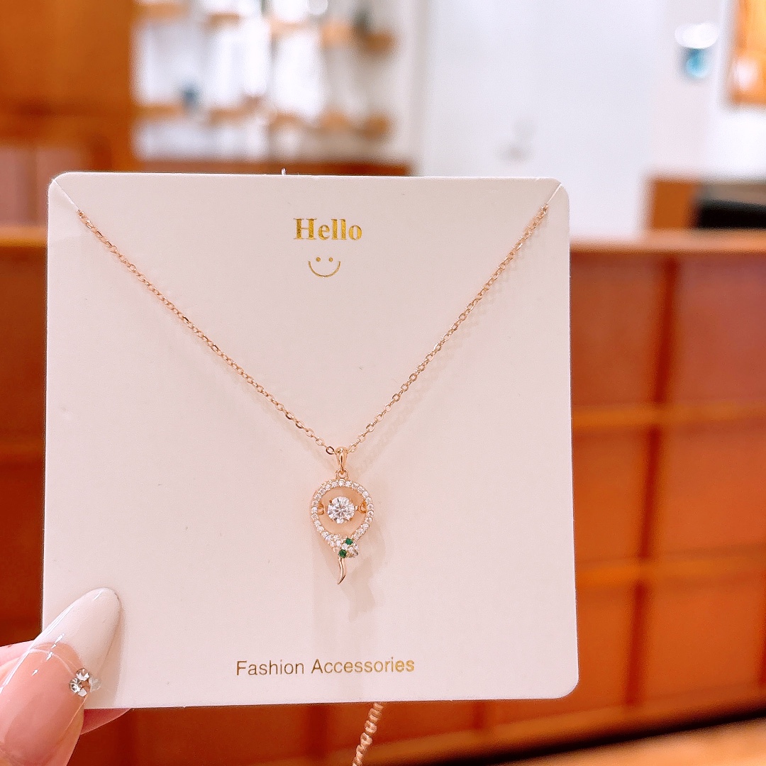 エレガント純銀ネックレスシルバー 新築祝い