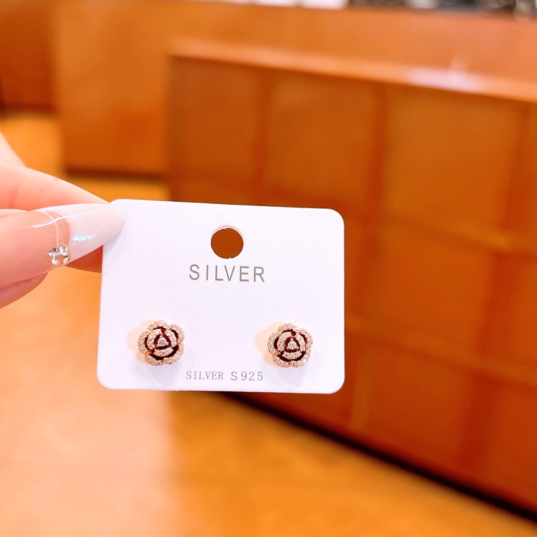 S925 Sterling Silver Earrings Ultra Minimal Anniversary Silver