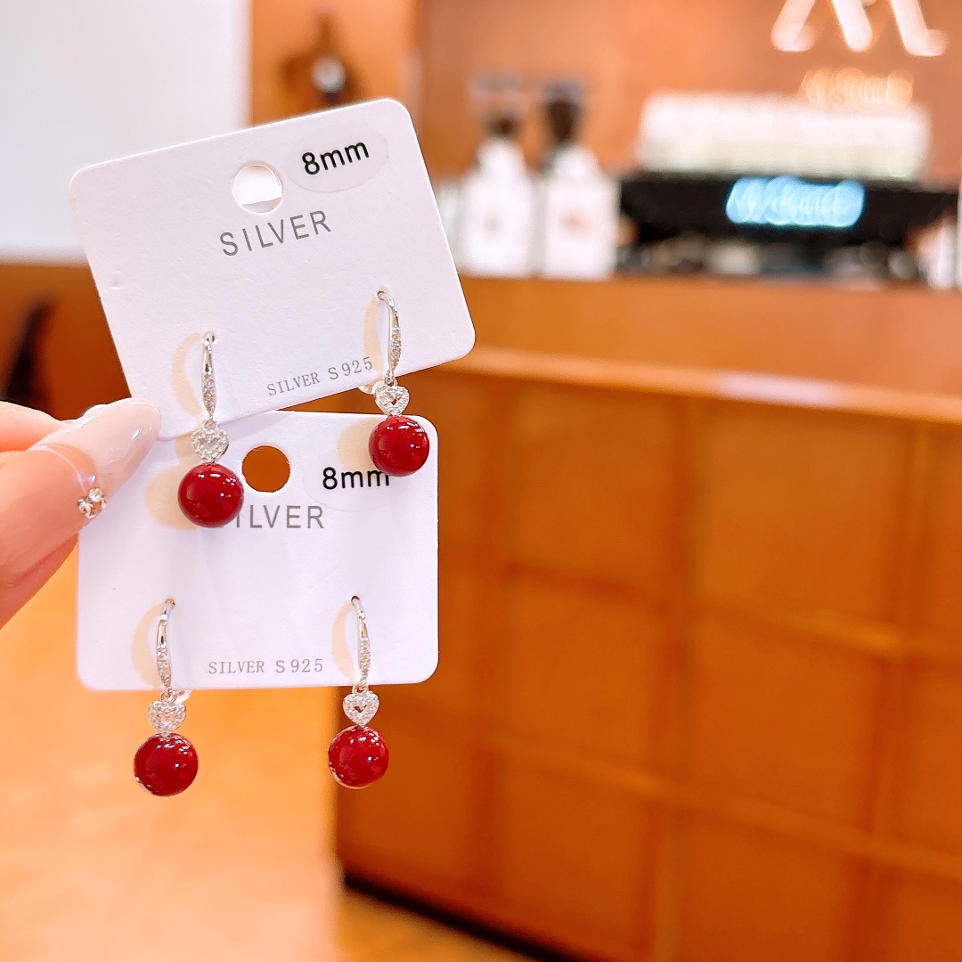 Nickelfreies Silber Ohrhänger & Fadenohrringe Mädchenhaft Neujahr