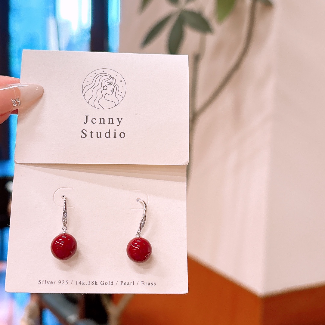 ミニマリストアレルギー対応シルバードロップ＆スレッドイヤリングゴールド バレンタインデー