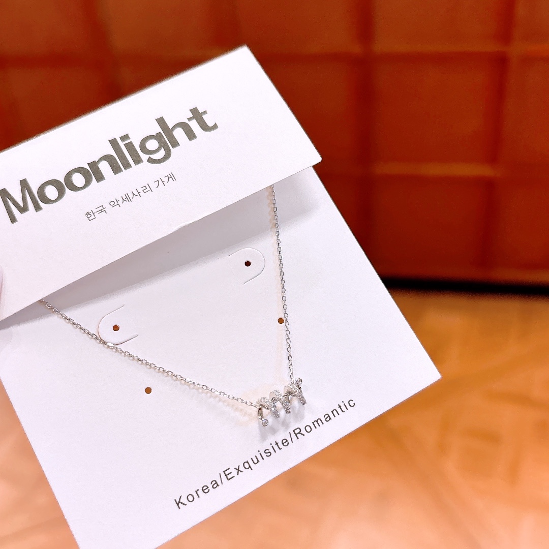 Hypoallergenic Silver Necklace Minimalist Birthday Gold