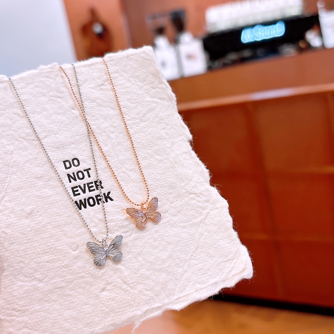 S925 Sterling Silver Necklace Unique Birthday Gold