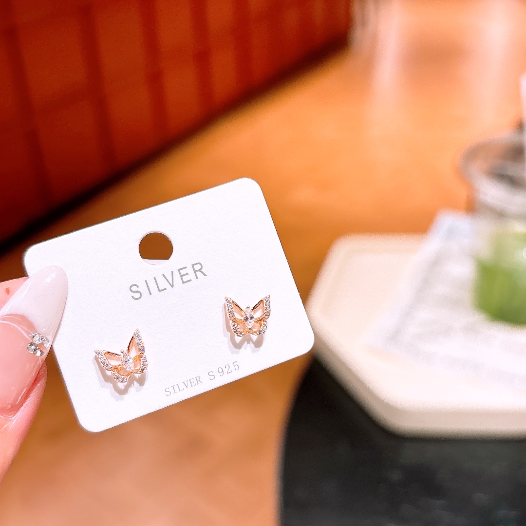 Hypoallergenic Silver Earrings Ultra Minimal Wedding Favor Silver